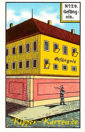 29. Gefängnis - BEDEUTUNG: Zurückhaltung, heimlich, Angst, Unsicherheit, Einsamkeit, Verzögerung, Isolation, Rückzug, Festgehalten werden, großes Gebäude, Rückschläge, Abgeschiedenheit, Irrtum, 29. Gefängnis - Kipperkarten