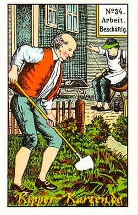 34. Arbeit, Beschäftigung - BEDEUTUNG: Bewegung, Aktivitäten, Hobby, Sport, Motorik, Handwerk, Handlung, Arbeit 34. Arbeit, Beschäftigung - Kipperkarten