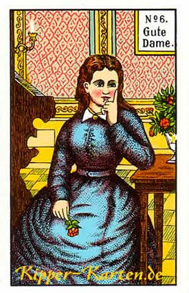 6. Gute Dame - Kipperkarten