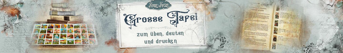 Kipperkarten kostenlose große Tafel online zum Kartenlegen
