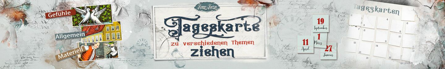 Kipperkarten kostenlose Tageskarte ziehen - Kartenlegen