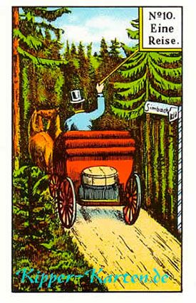 10. Eine Reise - BEDEUTUNG: Reise, Unternehmung, Auto, Ferien (+ 17), Ausflug, andere Stadt / -Ortsteil, Aufbruch, Fernweh, (Lebens-)Reise 10. Eine Reise - Kipperkarten